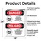 Signmission Pesticide Storage Area Personnel Only Danger Sign, Vinyl Decal, 18in W x 24in L, 2PK OS-2PACK-DS-D-1824-VS-2036 - alternate 4